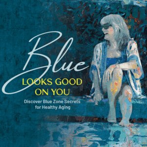 Image of Blue Zones event with a painted lady