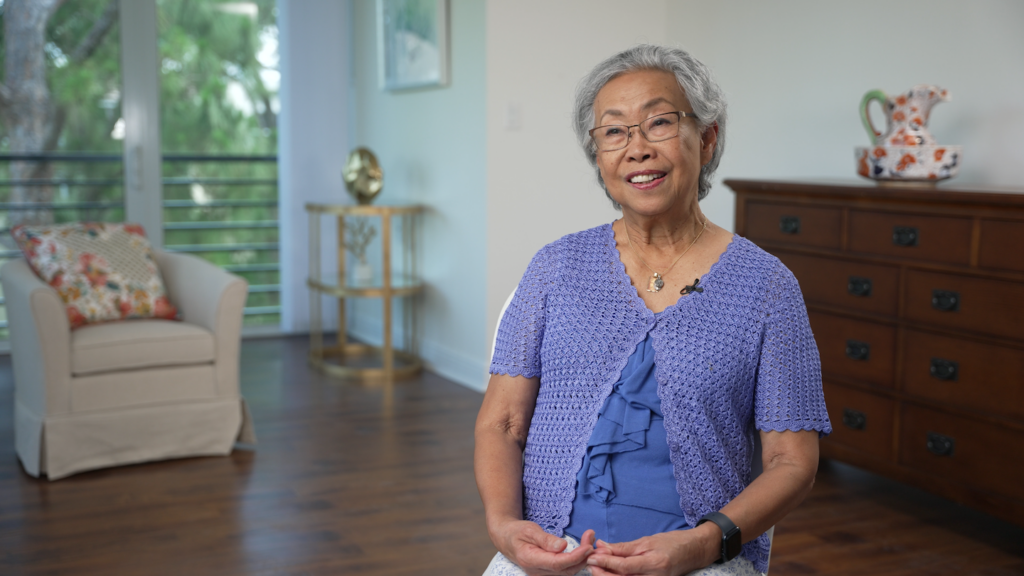 Resident Fe Stott discusses life at Abbey Delray South